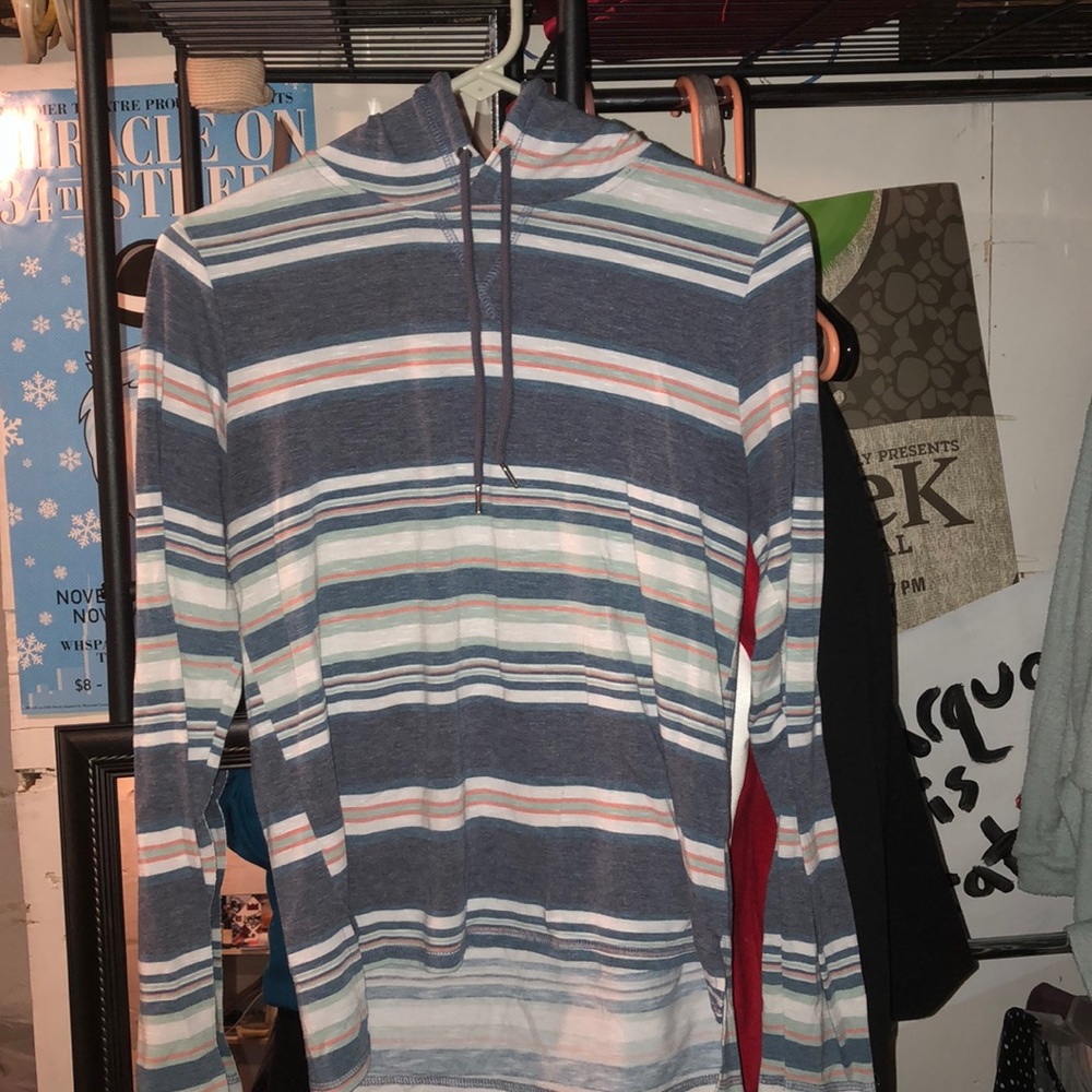 Long Sleeved, Hooded Shirt